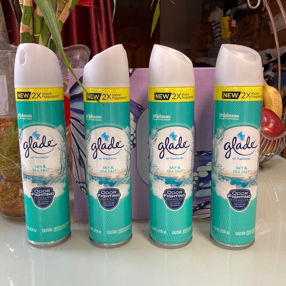 Glade Other 4 Glade Air Freshener Spray Scent Sky Sea Salt Limited